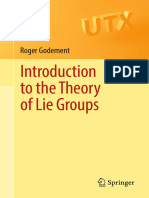 Introduction To The Theory of Lie Groups by Roger Godement, Urmie Ray