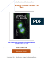 Get Molecular Cell Biology Lodish 6th Edition Test Bank Free All Chapters