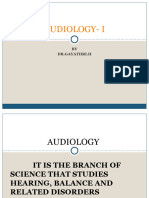 Audiology I