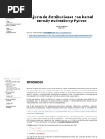 Ajuste de Distribuciones Con Kernel Density Estimation KDE y Python