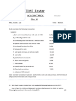 Accountancy Class 11 2022