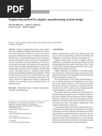 Engineering Method For Adaptive Manufacturing Systems Design