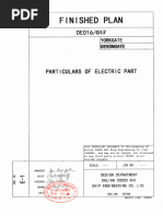 DE016 E-1 Particulars of Electric Part