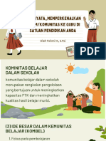 Aksi Nyata - Memperkenalkan ForumKomunitas Ke Guru Di Satuan Pendidikan Anda