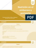 Nutrición Embarazo y Postparto