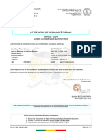 Attestation Fiscale