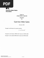 Awwa C560 Cast Iron Slide Gates PDF