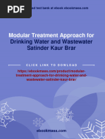 Full Download Modular Treatment Approach For Drinking Water and Wastewater Satinder Kaur Brar PDF