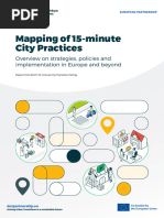 Mapping of 15 Minutes City Practises