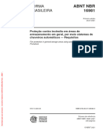 NBR 16981-2021 - Proteção Contra Incêndio em Áreas de Armazenamento em Geral, Por Meio de Sistemas de Chuveiros Automáticos - Requisitos