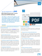 ZTE F6640 Datasheet