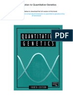 Introduction To Quantitative Genetics. ISBN 0582243025, 978-0582243026