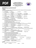 PT - Mapeh 7 - Q1