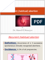 Recurrent Habitual Abortion