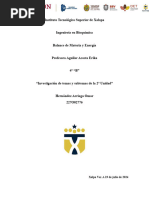 Investigación de Unidad 2 Balance de Materia y Energía Con Reacción Química