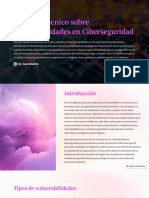 Informe Técnico Sobre Vulnerabilidades en Ciberseguridad: by Juan Alvarez