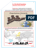 CH 2 The World Population Distribution Density and Growth-1