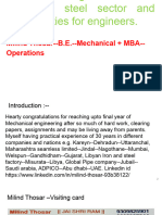 Webinar - India Challenge To Become Global in Steel Sector and Opportunities For Engg. Jan 2022