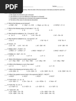 PT - Mathematics 8 - Q1