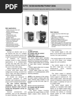 Power Solid State Relays With Logic Control VDC / Vac: Main Applications