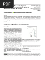 Singh Et Al 2021 A Novel Device To Measure The Optimal Position of Central Incisors in Anteroposterior Dimension