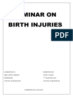 Seminar On Birth Injuries