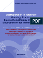 Electroporation in Veterinary: Oncology Practice Electrochemotherapy and Gene Electrotransfer For Immunotherapy