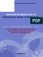 Get International Sports Law An Introductory Guide 1st Edition Ian S. Blackshaw (Auth.) Free All Chapters