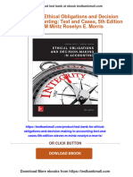 Test Bank For Ethical Obligations and Decision Making in Accounting: Text and Cases, 5th Edition Steven M Mintz Roselyn E. Morris