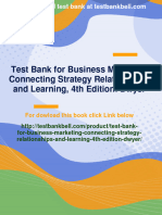 (PDF Download) Test Bank For Business Marketing Connecting Strategy Relationships and Learning, 4th Edition: Dwyer Fulll Chapter