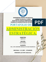 Portafolio Administración Estratégica ....