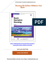 Get Basic Geriatric Nursing 6th Edition Williams Test Bank Free All Chapters