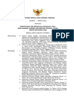 Format Baru SK Penunjukan TPK Desa