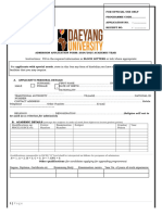 Dyuni Application Form 2024 2025 Academic Year