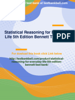 Immediate Download Statistical Reasoning For Everyday Life 5th Edition Bennett Test Bank All Chapters