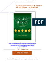 Solution Manual For Customer Service: A Practical Approach, 6/E 6th Edition: 013274239X All Chapter Instant Download