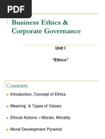 Business Ethics & Corporate Governance