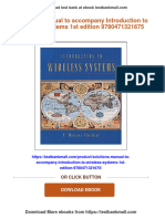 Instant Download Solutions Manual To Accompany Introduction To Wireless Systems 1st Edition 9780471321675 PDF All Chapter