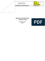 Device Master File