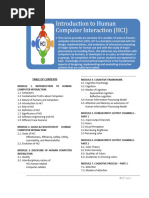 HCI (Human Computer Interaction)