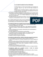 Historia de Las Constituciones Políticas Peruanas