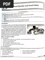 Food Quality and Food Safety - Notes