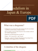 2.1 Feudalism in Japan. Europe 