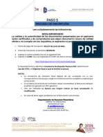 PROCESO de Inscripción 2024 Paso 5