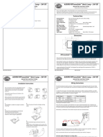 AS3000 RFCommSafe™ Work Lamp - 24V DC - Instruction Sheet