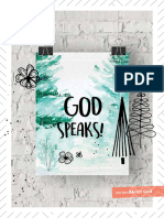 Evangelism Board - About God 2 God Speaks EN