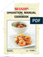 Operation Manual Operation Manual Cookbook Cookbook: Microwave Oven J