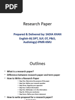 Research Paper Proposal