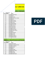 KMC - GEC Semester I (2023-24) - Final List : Botany: Protected Agriculture - Hydroponics and Organic Cultivation