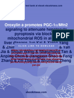 Full download Oroxylin a promotes PGC-1α/Mfn2 signaling to attenuate hepatocyte pyroptosis via blocking mitochondrial ROS in alcoholic liver disease Jun Kai & Xiang Yang & Zhimin Wang & Feixia Wang & Yan Jia & Shijun Wang & Shanzhong Tan & Anping Chen & Jiangjuan Shao & Feng Zhang & Zili Zhang & Shizhong Zheng pdf docx